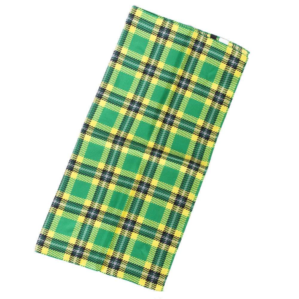 Classic Oregon O, Green, Scarves, Silk, Accessories, Unisex, Plain, Timeless Tartan, 969016